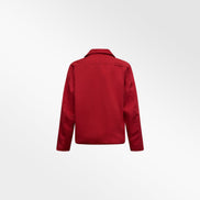 RED COTTON TWILL JACKET