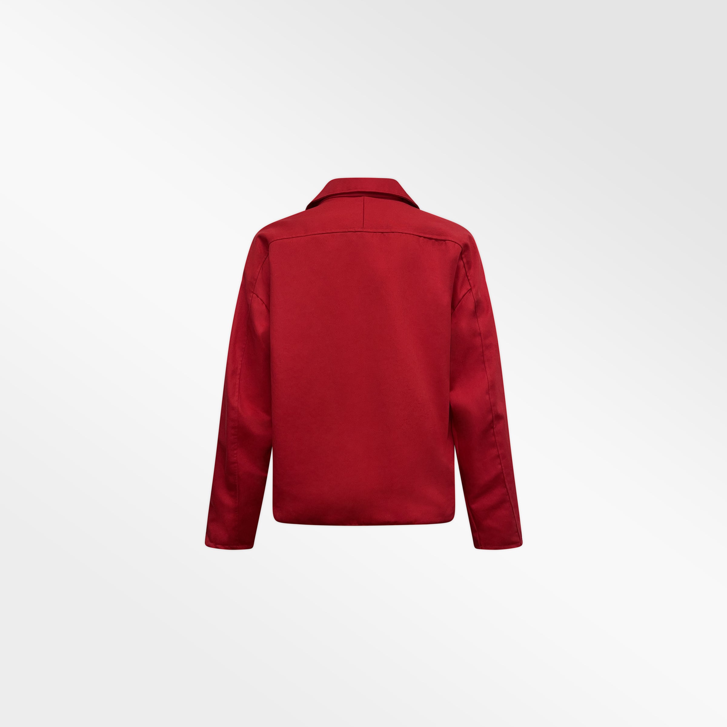 RED COTTON TWILL JACKET