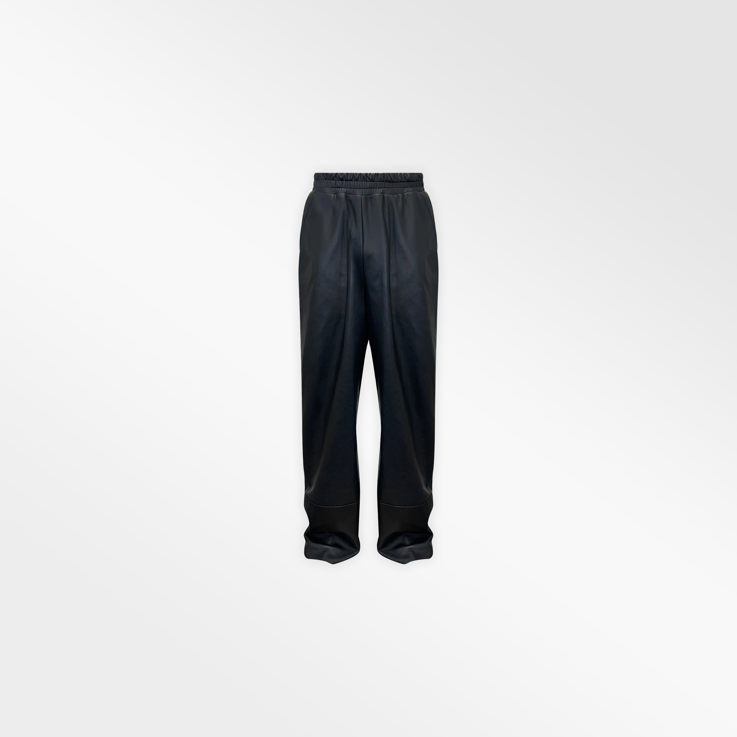 LAMBSKIN LEATHER JOGGER PANTS