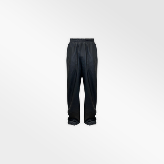 LAMBSKIN LEATHER JOGGER PANTS
