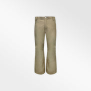 KHAKI COTTON TWILL PANTS